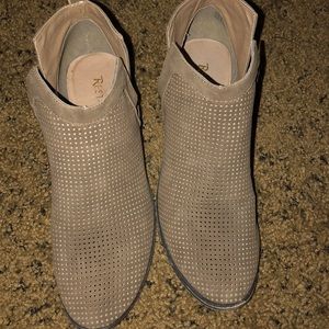 Light tan booties
